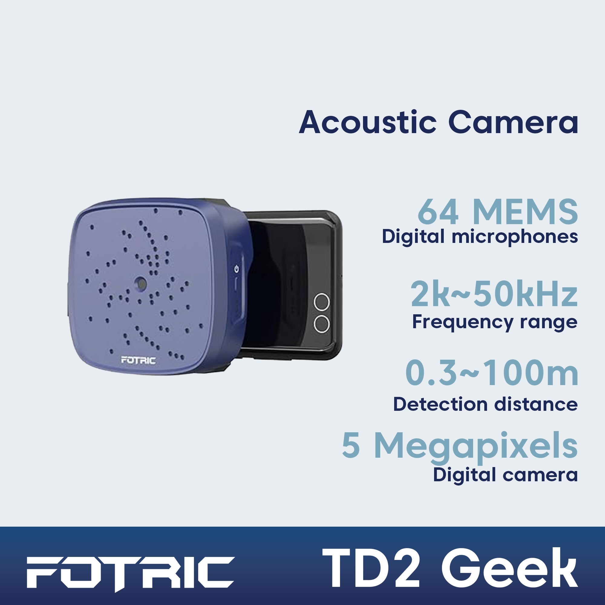 FOTRIC TD2 Geek Portable Acoustic Imaging -1| Fotric